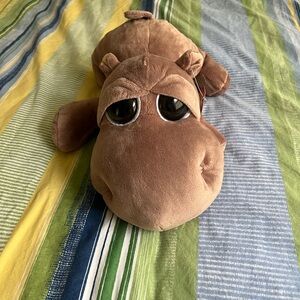 Adorable Brown Hippo Plush Toy
